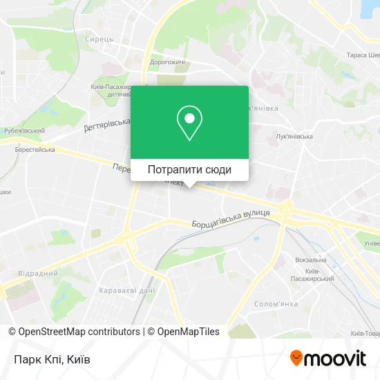 Карта Парк Кпі
