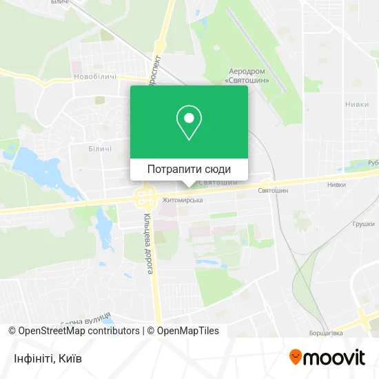Карта Інфініті