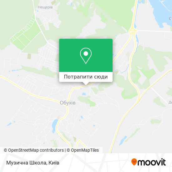 Карта Музична Школа