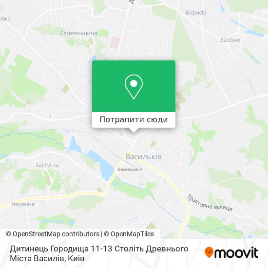 Карта Дитинець Городища 11-13 Століть Древнього Міста Василів