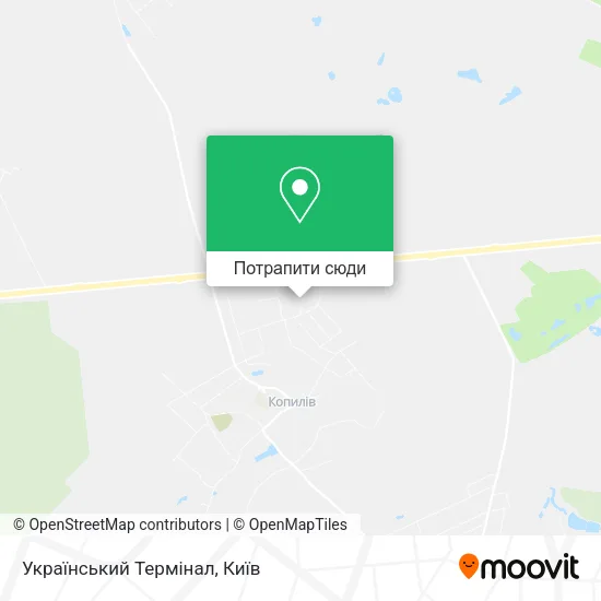 Карта Український Термінал