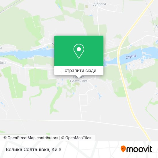 Карта Велика Солтанівка