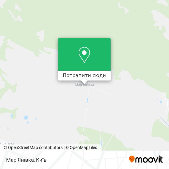 Карта Мар’Янівка