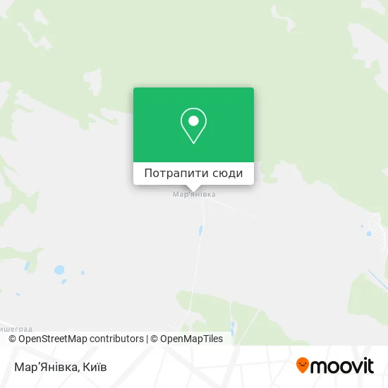 Карта Мар’Янівка