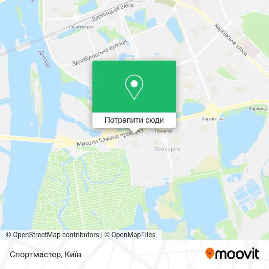 Карта Спортмастер