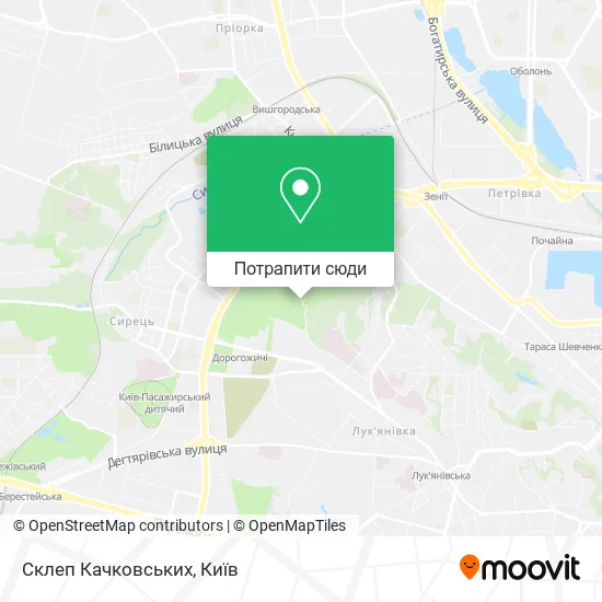 Карта Склеп Качковських