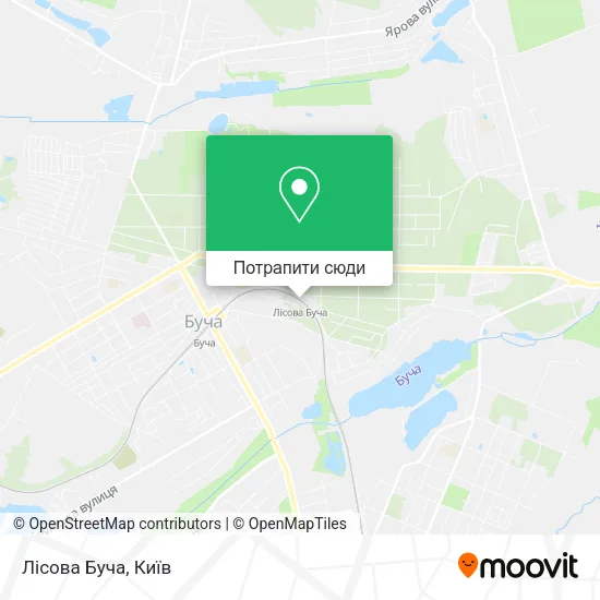 Карта Лісова Буча