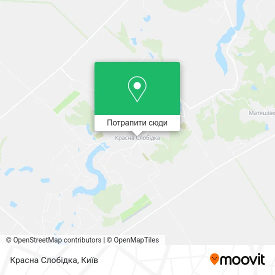 Карта Красна Слобідка