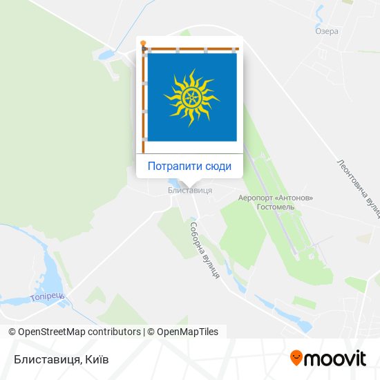 Карта Блиставиця