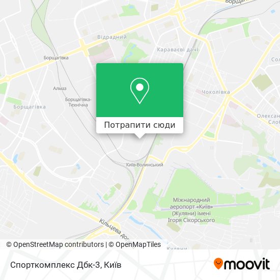 Карта Спорткомплекс Дбк-3