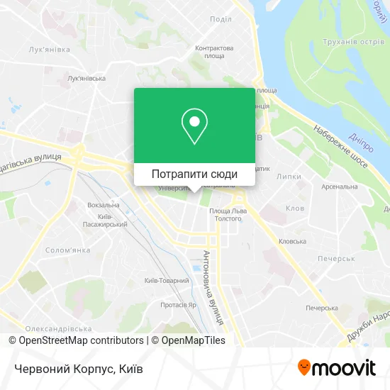 Карта Червоний Корпус