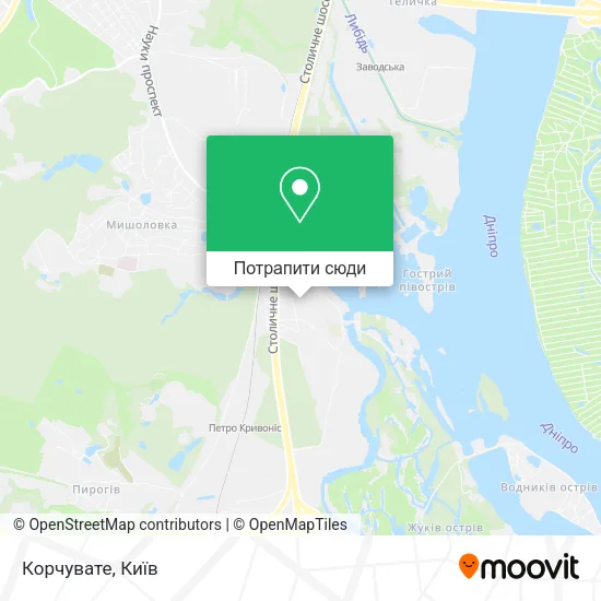 Карта Корчувате