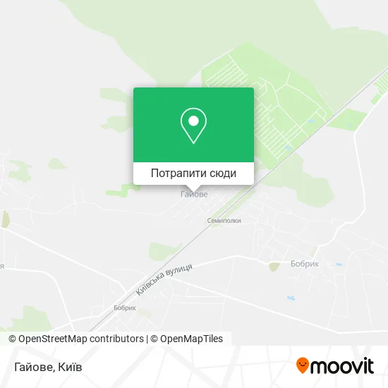 Карта Гайове