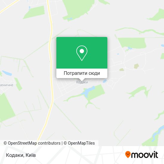Карта Кодаки