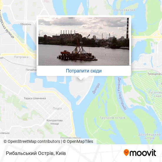 Карта Рибальський Острів