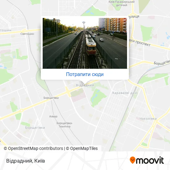 Карта Відрадний