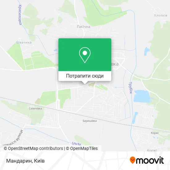 Карта Мандарин