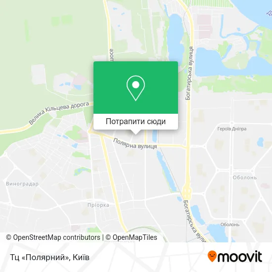 Карта Тц «Полярний»