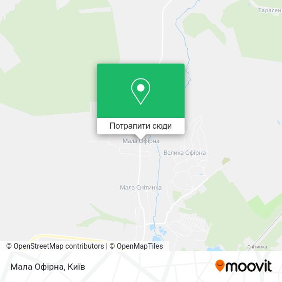 Карта Мала Офірна