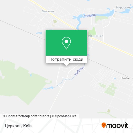 Карта Церковь