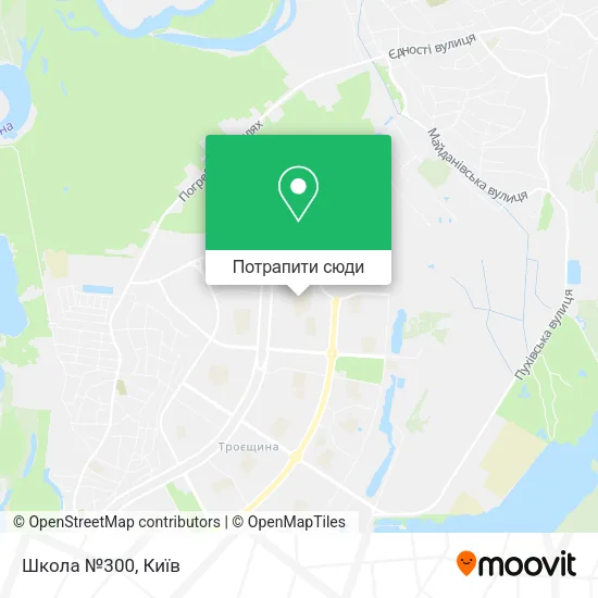 Карта Школа №300