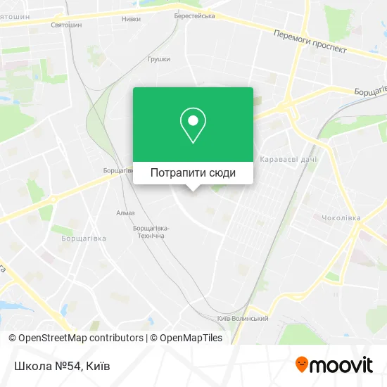 Карта Школа №54