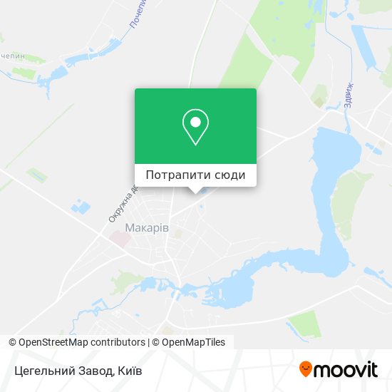 Карта Цегельний Завод