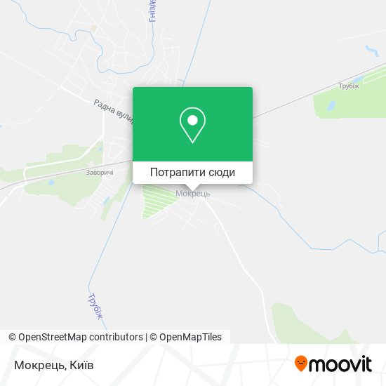 Карта Мокрець