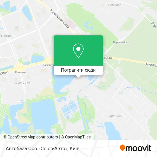 Карта Автобаза Ооо «Союз-Авто»