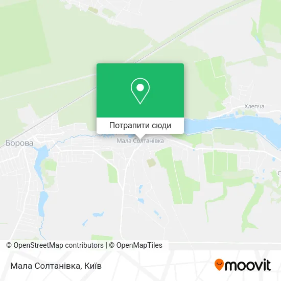 Карта Мала Солтанівка