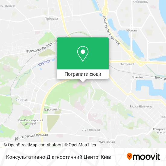 Карта Консультативно-Діагностичний Центр