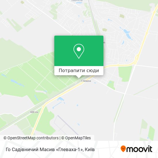 Карта Го Садівничий Масив «Глеваха-1»