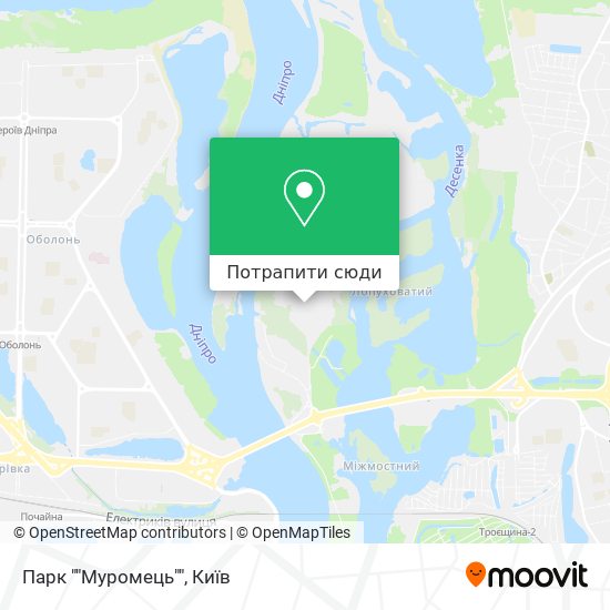 Карта Парк ""Муромець""