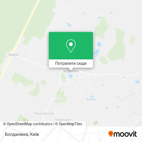 Карта Богданівка