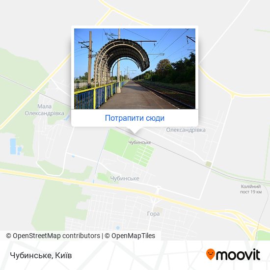 Карта Чубинське