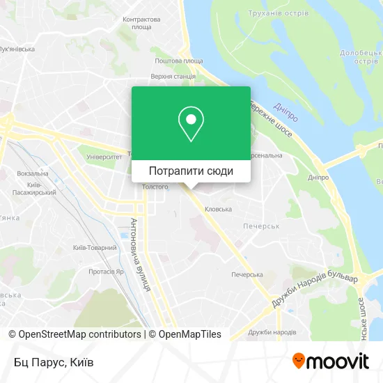 Карта Бц Парус