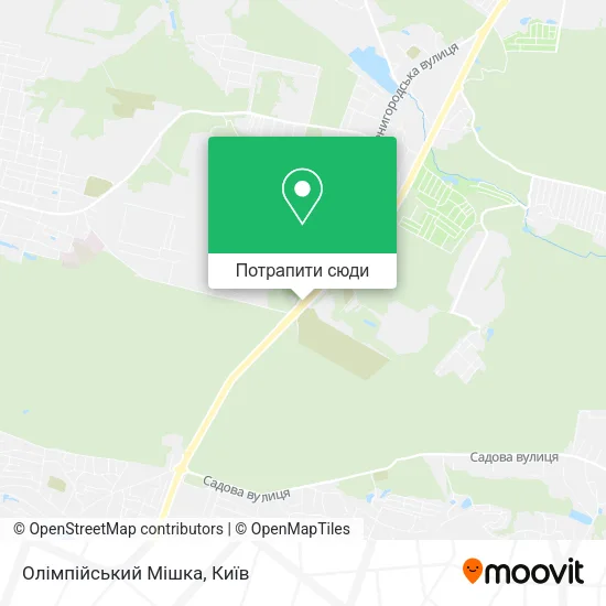 Карта Олімпійський Мішка