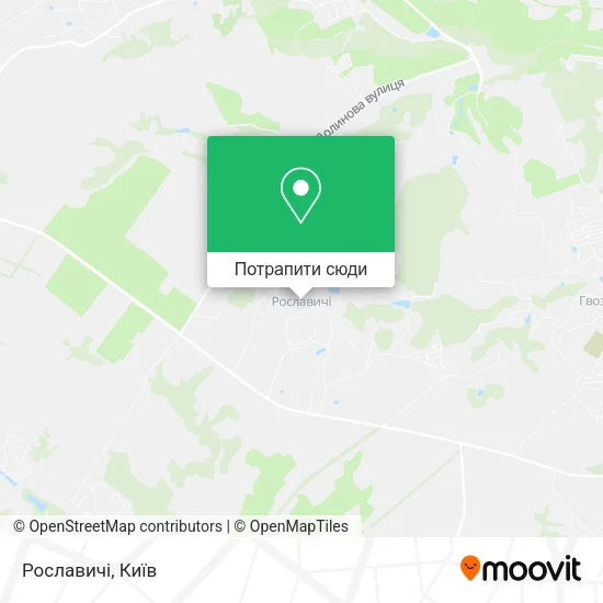 Карта Рославичі