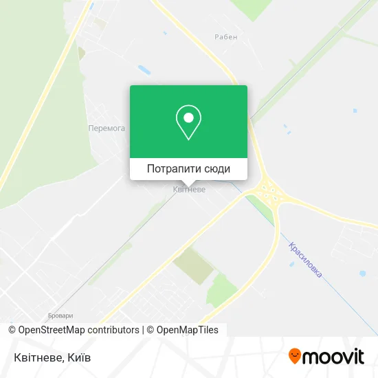 Карта Квітневе
