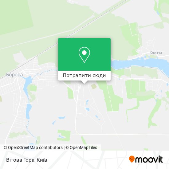 Карта Вітова Гора