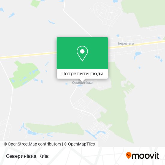 Карта Северинівка