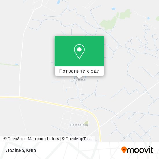 Карта Лозівка