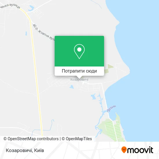 Карта Козаровичі