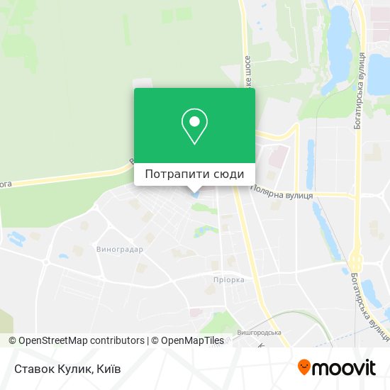 Карта Ставок Кулик