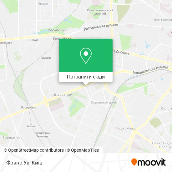 Карта Франс.Уа