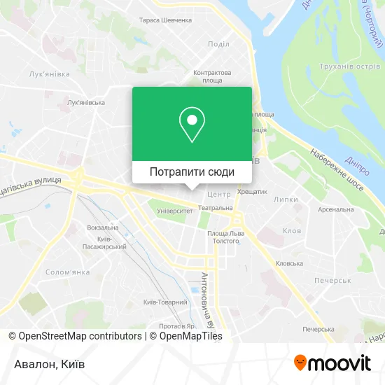 Карта Авалон