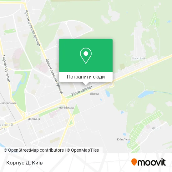 Карта Корпус Д