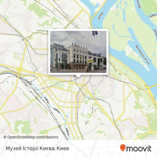 Карта Музей Історії Києва