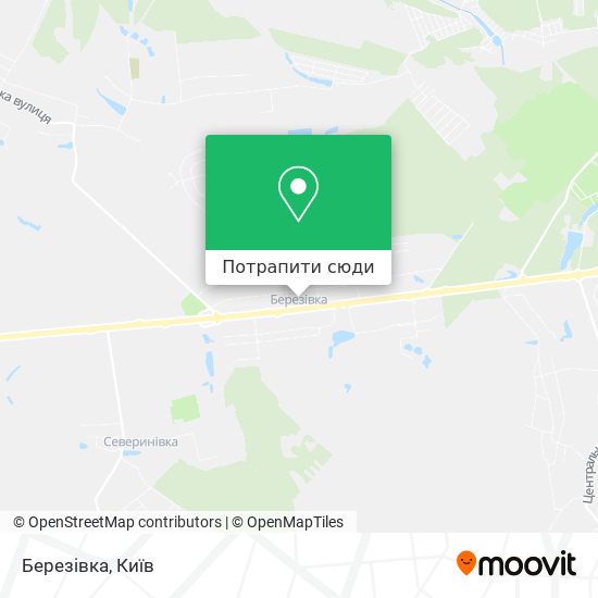 Карта Березівка