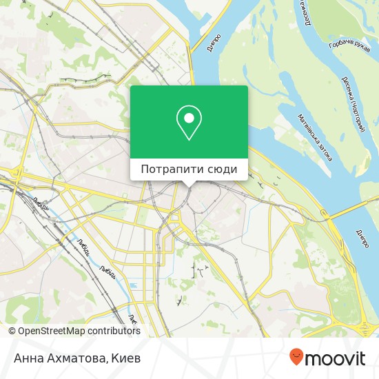 Карта Анна Ахматова